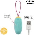 ONINDER CUTE - ÅUF VIBRO-ROTATIF EN SILICONE AVEC PIERRE PRÃCIEUSE - APPLICATION GRATUITE DANS LE MONDE ENTIER